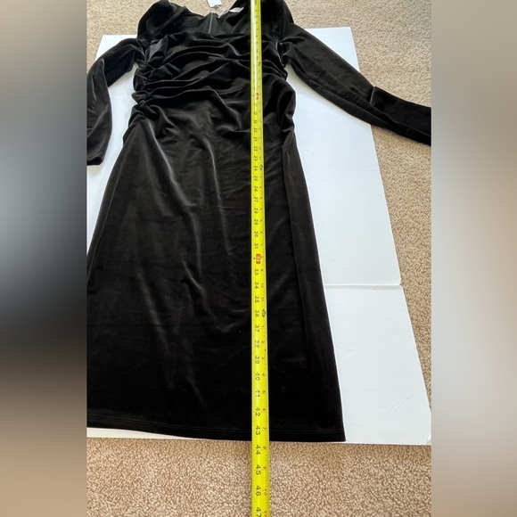 ASTR The Label Virginia Dress Heavy Velour Square Neck XL New with tags - Picture 9 of 9